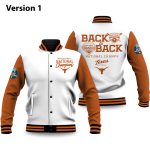 Texas Longhorns Women’s College World Series Back To Back Champions 2026 Baseball Jacket