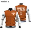 Texas Longhorns Women’s College World Series Back To Back Champions 2026 Baseball Jacket (2)