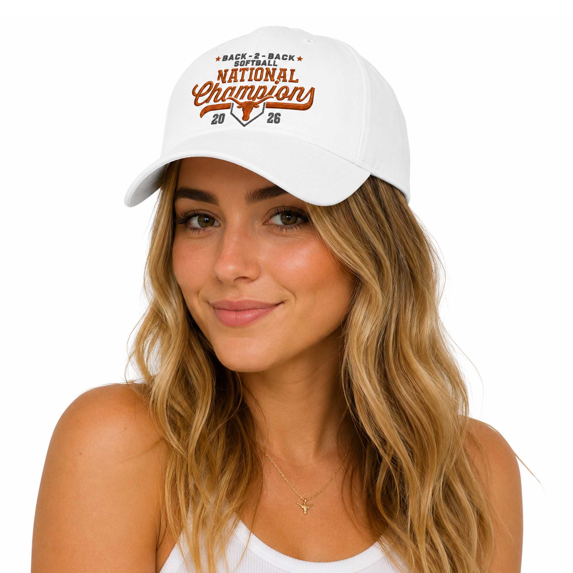 Texas Softball Back To Back National Champions 2026 Hat