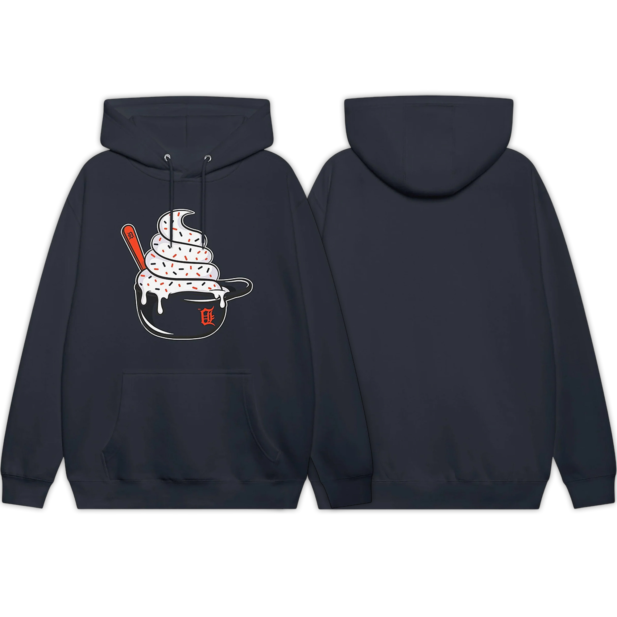 Tigers Ice Cream Helmet Hoodie Tigers Ice Cream Helmet Hoodie