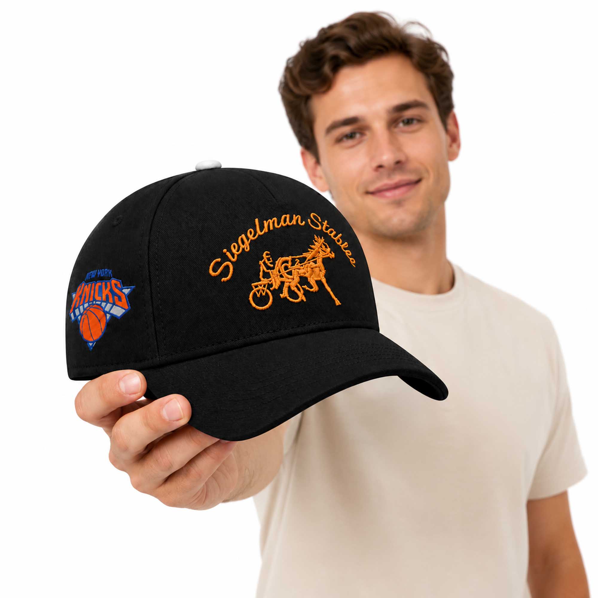 Timothée Chalamet Knicks Siegelman Stable Hat (1) Timothée Chalamet Knicks Siegelman Stable Hat (1)