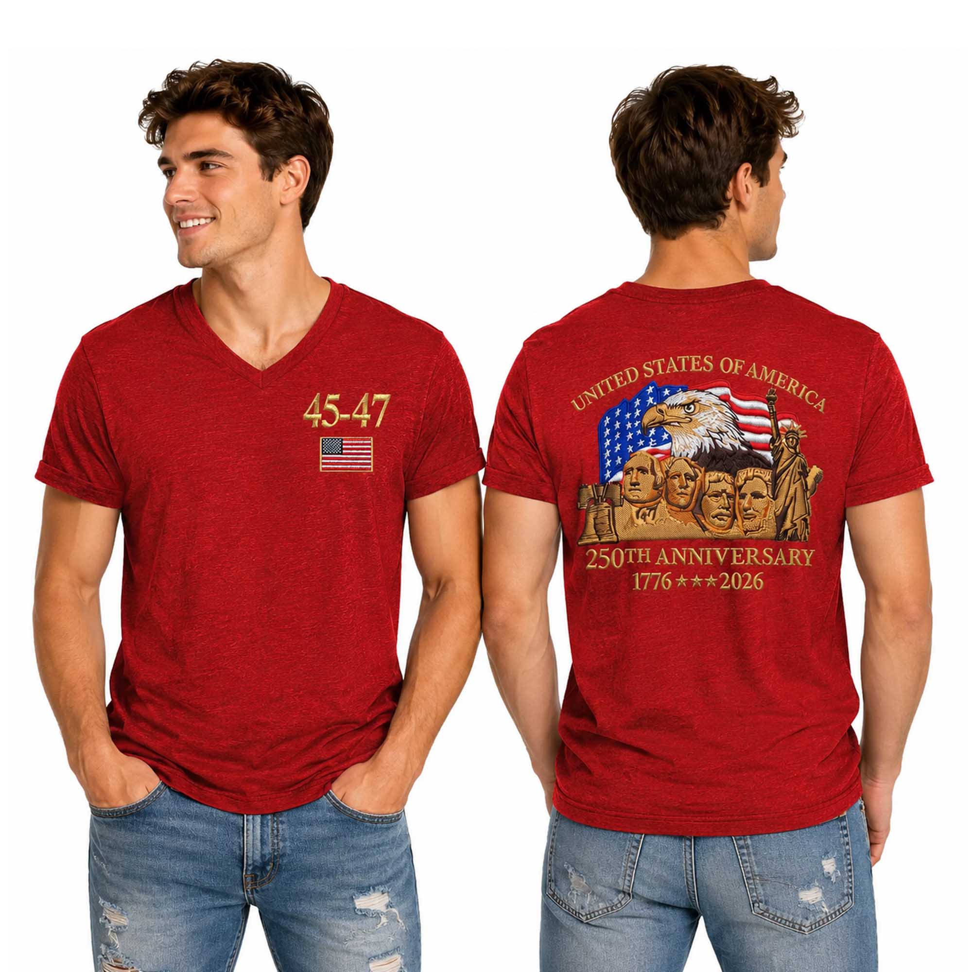 United States Of America 250th Anniversary 1776 2026 Print Shirt (3) United States Of America 250th Anniversary 1776 2026 Print Shirt (3)