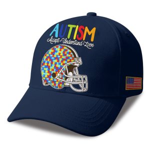 Browns Autism Awareness 2026 America Flag Hat 1