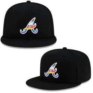 2026 Braves Pride Snapback Hat 1