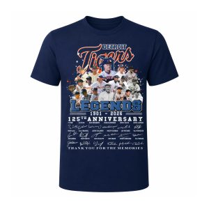 Detroit Tigers Legends 125th Anniversary Shirt (2)