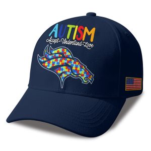 Broncos Autism Awareness 2026 America Flag Hat 1