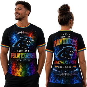 Panthers Pride Love Is Love Shirt 1