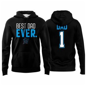 Marlins Best Dad Ever Hoodie (2)