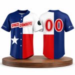 2026 Sugar Land Space Cowboys Texas Flag Baseball Jersey