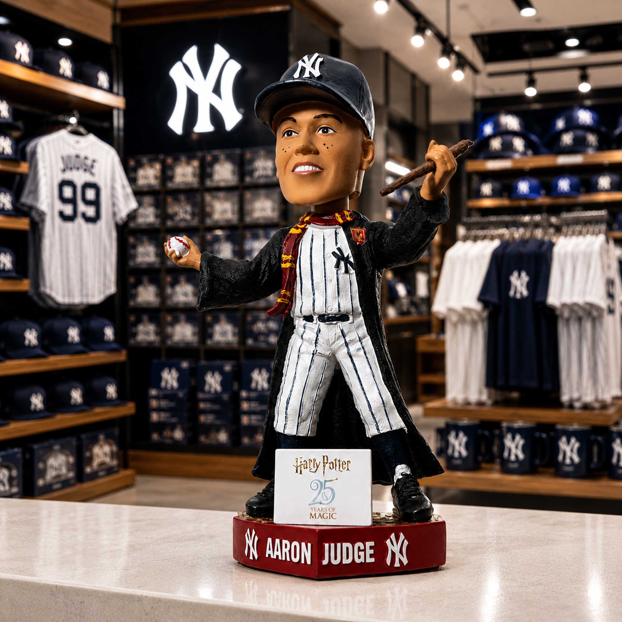 r*l様 アーロン・ジャッジ×ハリーポッター｜2026配布ボブルヘッド｜ヤンキー 2026 Yankees Aaron Judge Harry Potter Bobblehead Giveaway