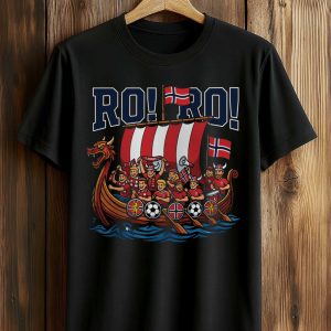 RO RO Norway Viking Ship Soccer Shirt (1)