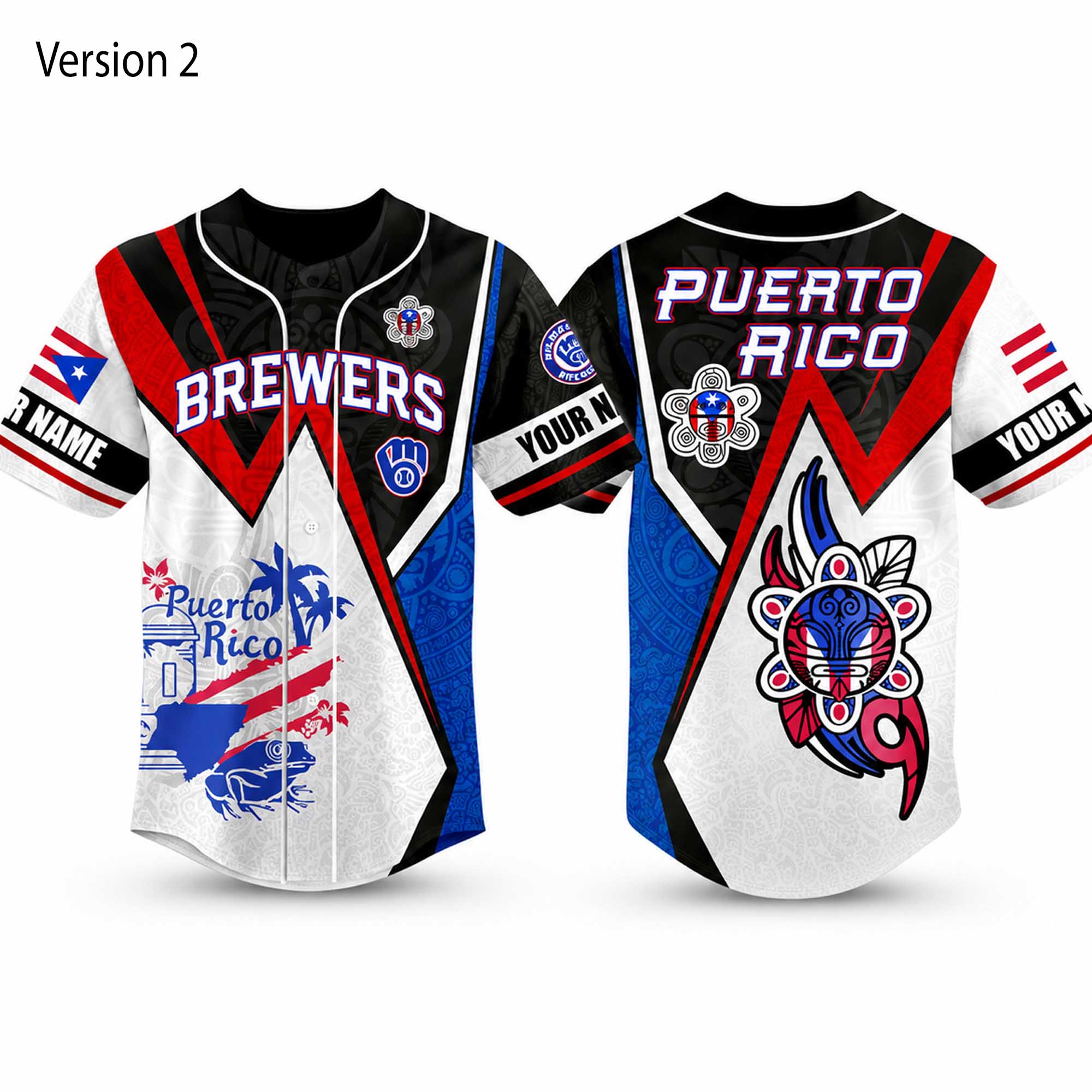 Brewers 2026 Puerto Rico Heritage Baseball Jersey 2 Brewers 2026 Puerto Rico Heritage Baseball Jersey (1)