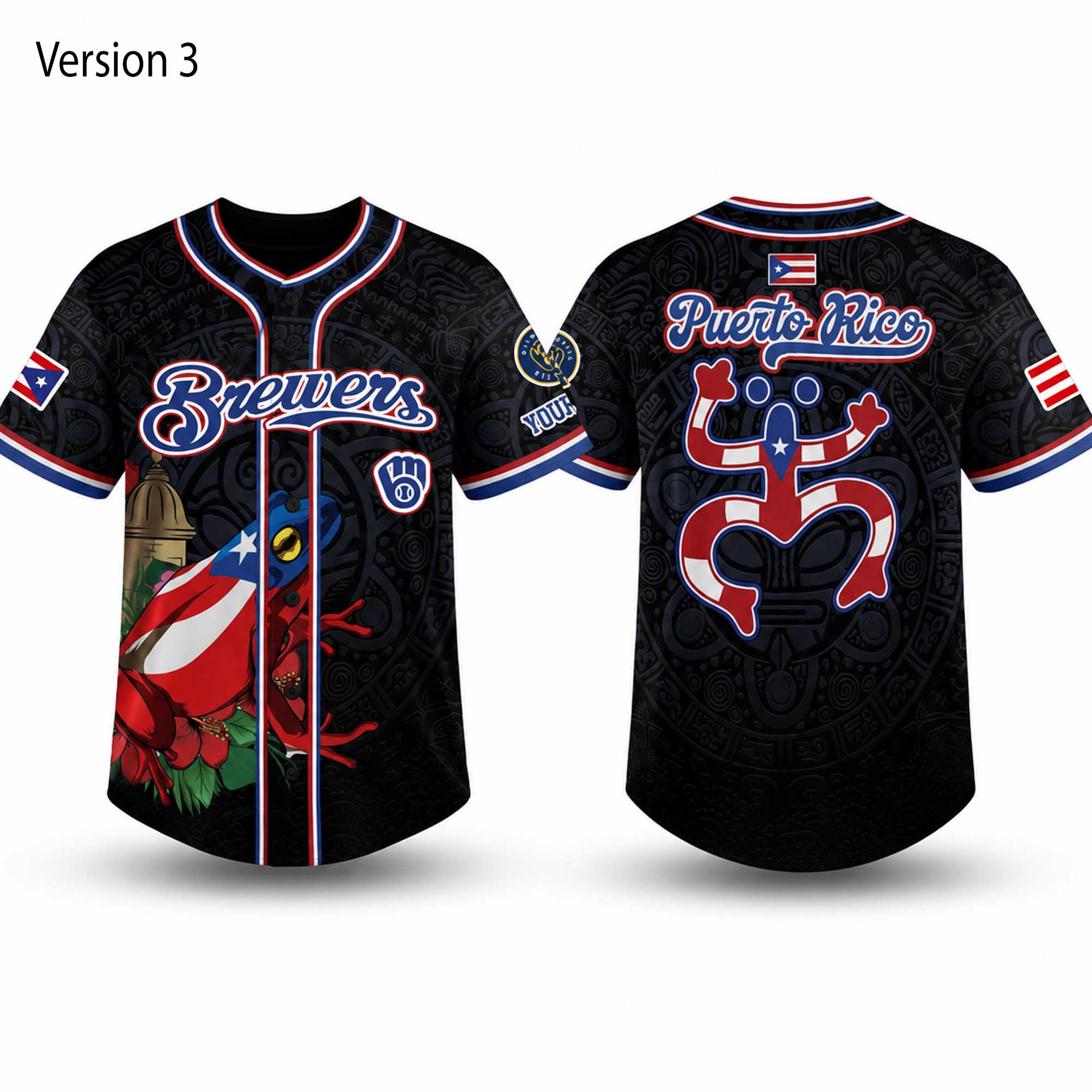 Brewers 2026 Puerto Rico Heritage Baseball Jersey 3 Brewers 2026 Puerto Rico Heritage Baseball Jersey (2)