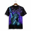 Cam Skattebo Godspeed Statue Of Liberty Lightning Shirt (1)