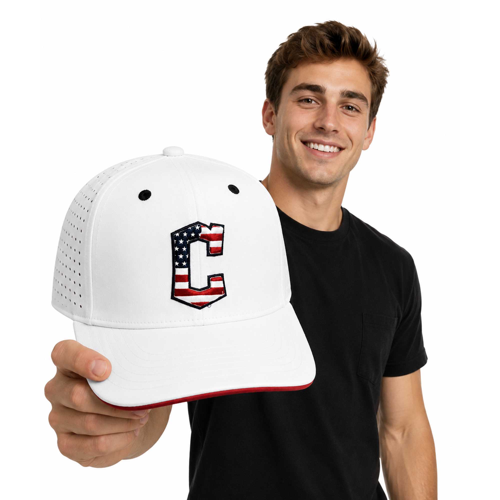 Cleveland Guardians 2026 Patriotic Snapback Cap Giveaway (2) Cleveland Guardians 2026 Patriotic Snapback Cap Giveaway (2)