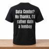 Data Center No thanks, I'd Rather Date A Femboy Shirt (2)