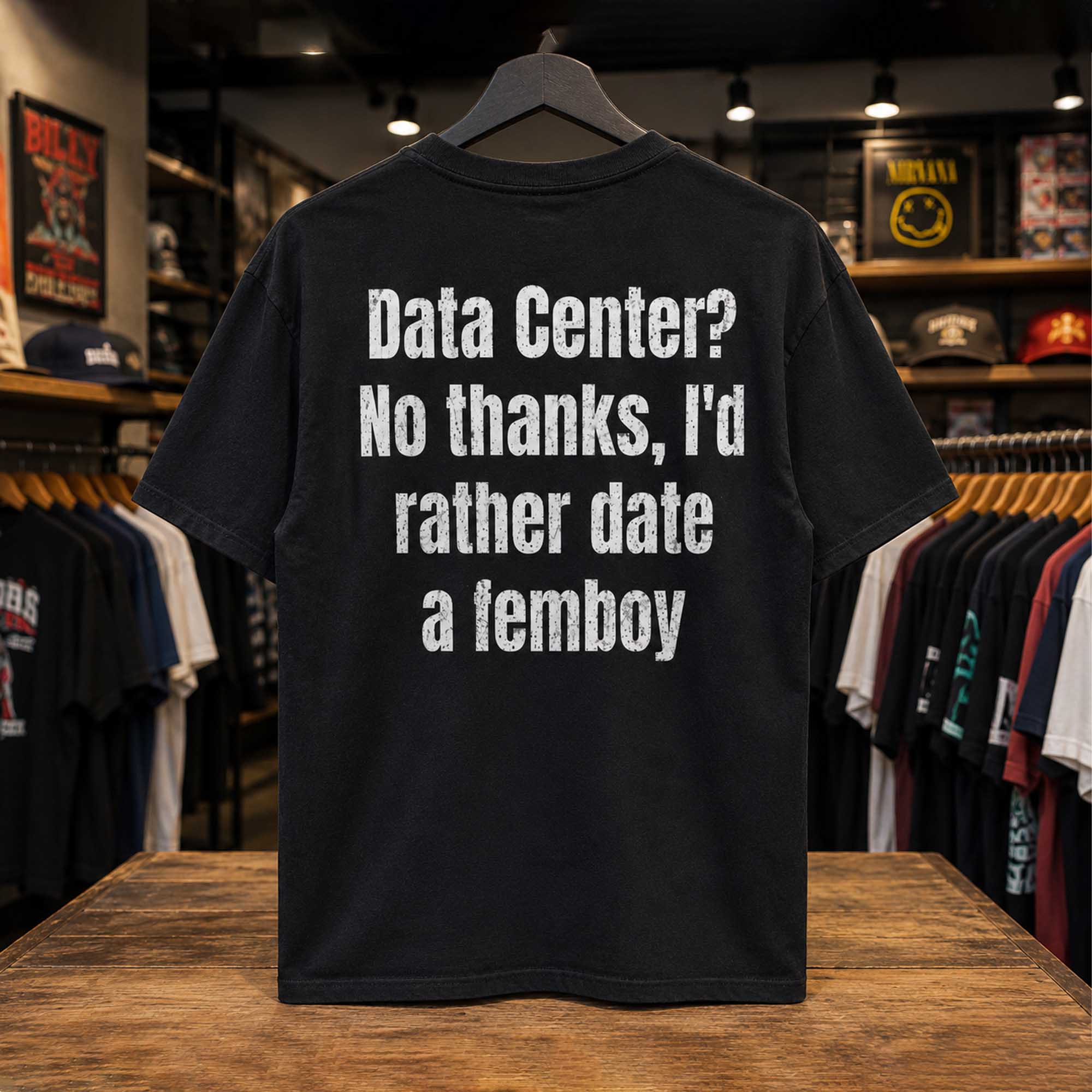 Data Center No thanks, I'd Rather Date A Femboy Shirt 2 Data Center No thanks, I'd Rather Date A Femboy Shirt (3)