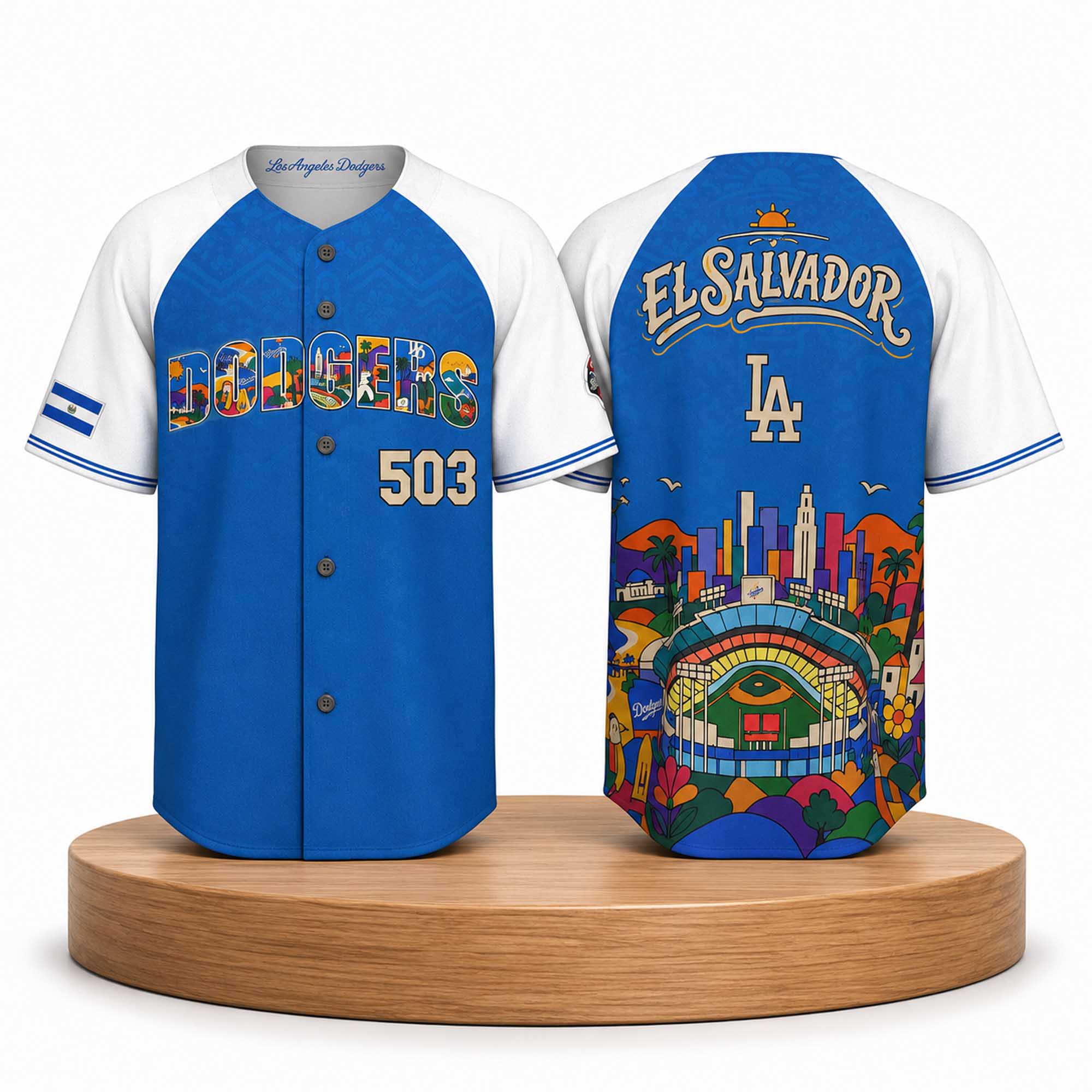 Dodgers 2026 Salvadoran Heritage Night Jersey Giveaway