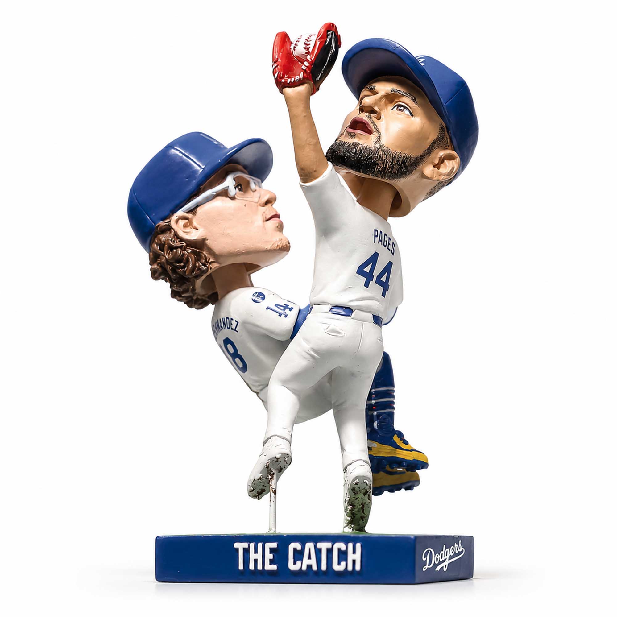 Dodgers 2026 The Catch Andy Pages and Kiké Hernández Bobblehead