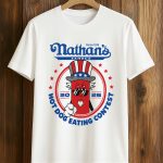 Joey Chestnut Wears Since 1916 Nathan’s Famous Hot Dog Contest 2026 Shirt