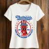 Joey Chestnut Wears Since 1916 Nathan’s Famous Hot Dog Contest 2026 Shirt (2)