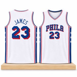 Lebron James Sixers Basketball jersey (2)