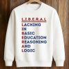 Liberal Lacking In Basic Education Reasoning And Logic Shirt 6 Liberal Lacking In Basic Education Reasoning And Logic Shirt (3)