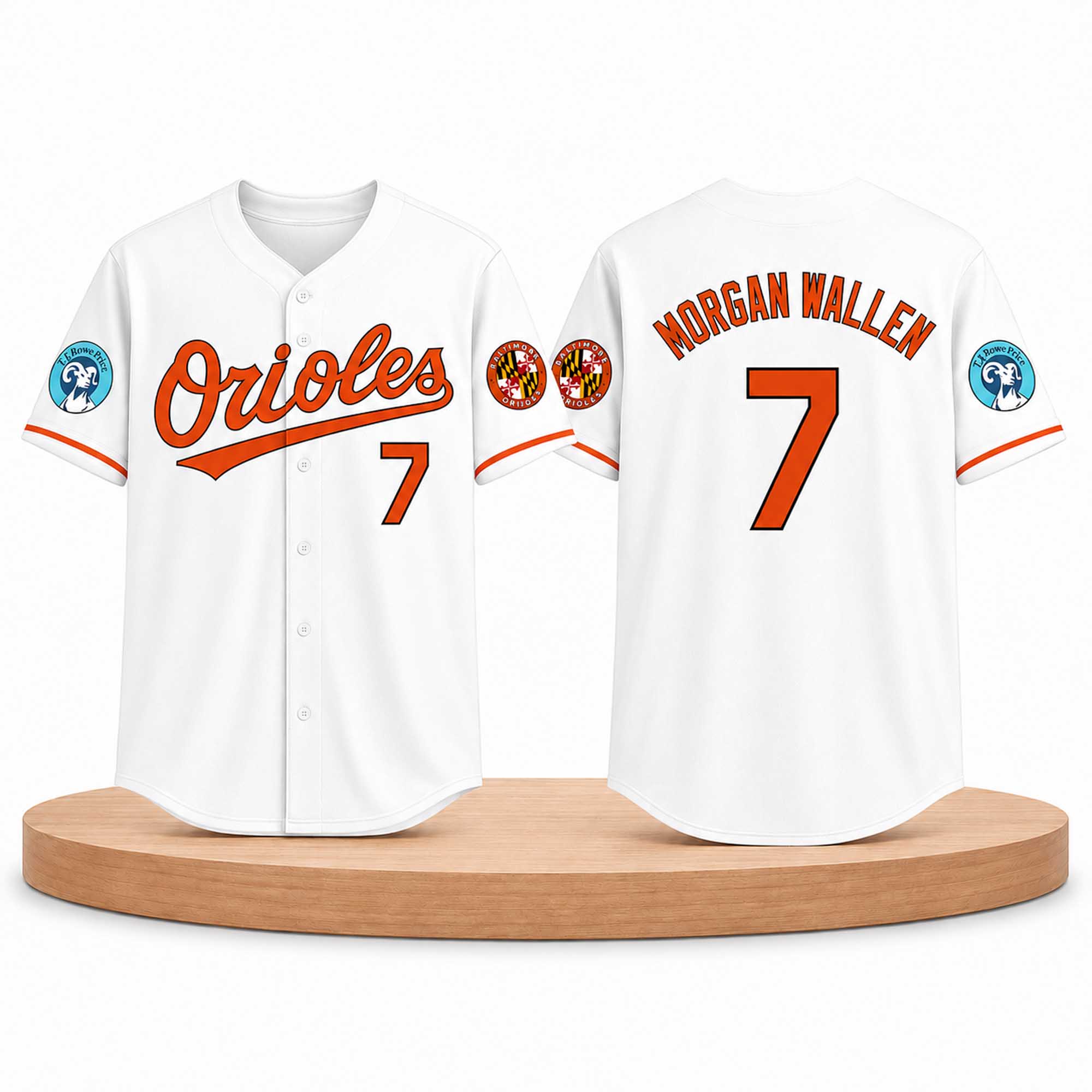 Morgan Wallen Orioles Baseball Jersey 1 Morgan Wallen Orioles Baseball Jersey (1)
