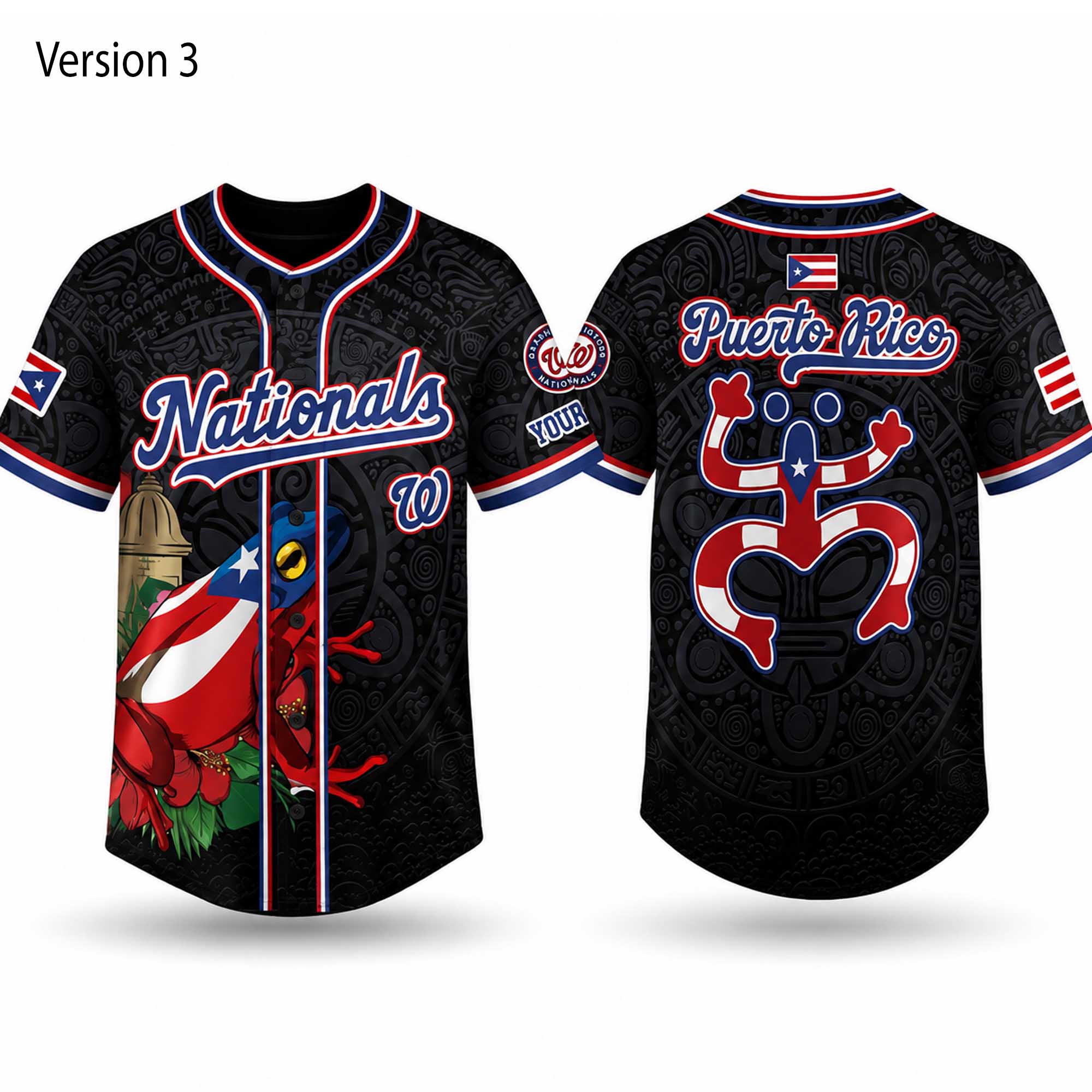 Nationals 2026 Puerto Rico Heritage Baseball Jersey 3 Nationals 2026 Puerto Rico Heritage Baseball Jersey (2)
