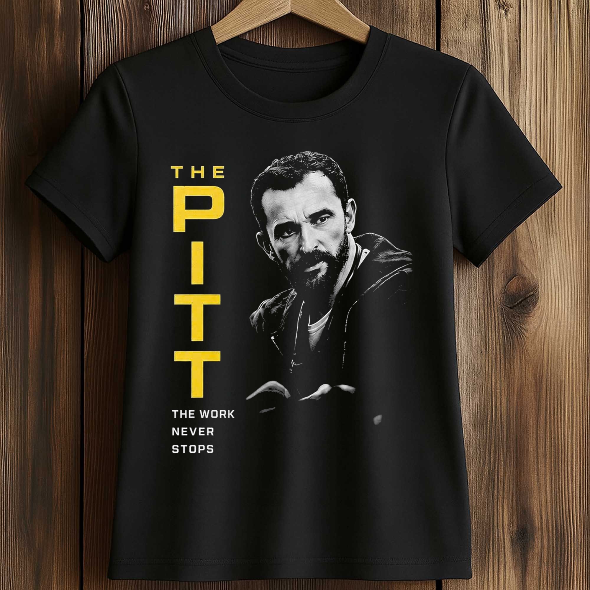 Noah Wyle The Pitt The Work Never Stops Shirt 2 Noah Wyle The Pitt The Work Never Stops Shirt (2)