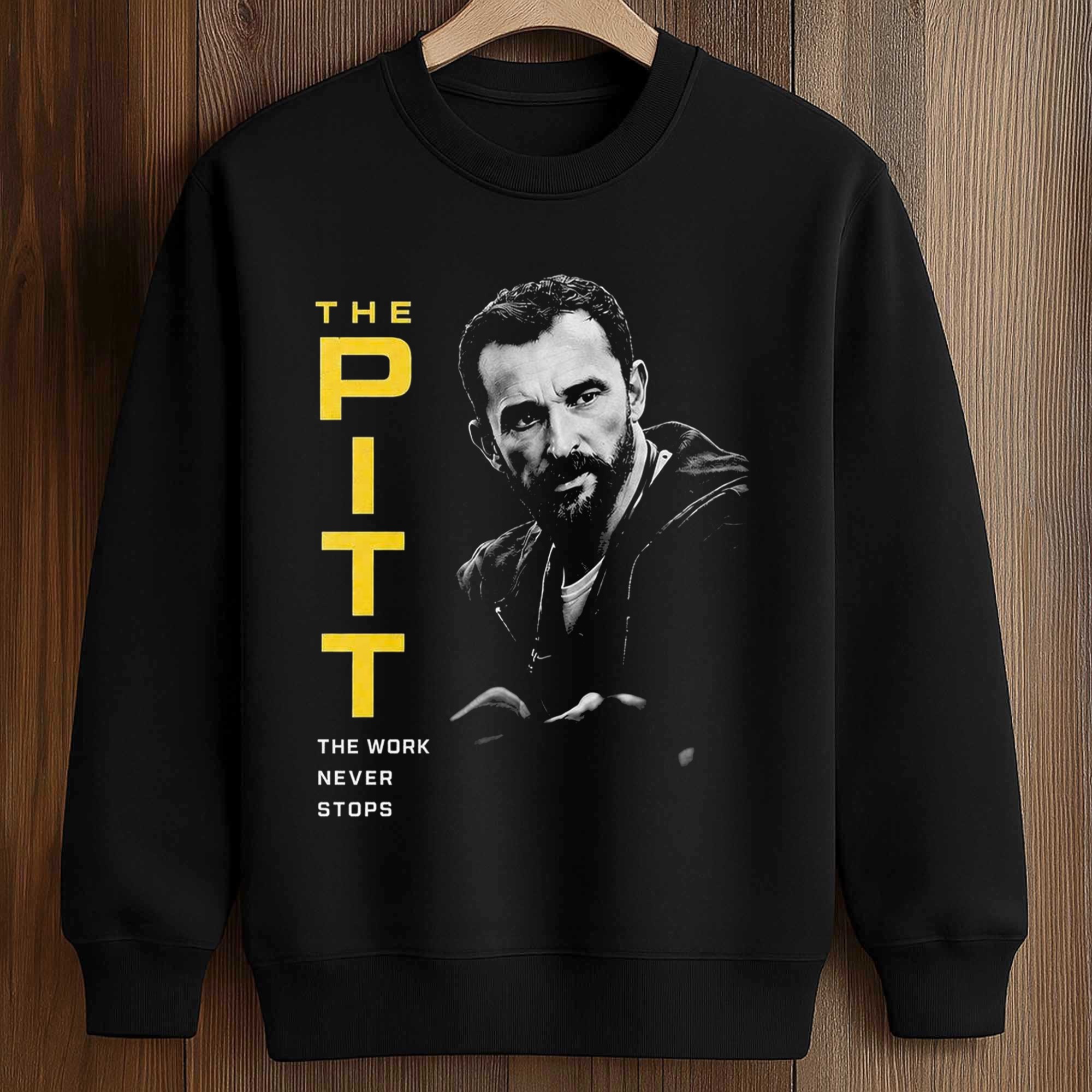 Noah Wyle The Pitt The Work Never Stops Shirt 3 Noah Wyle The Pitt The Work Never Stops Shirt (3)
