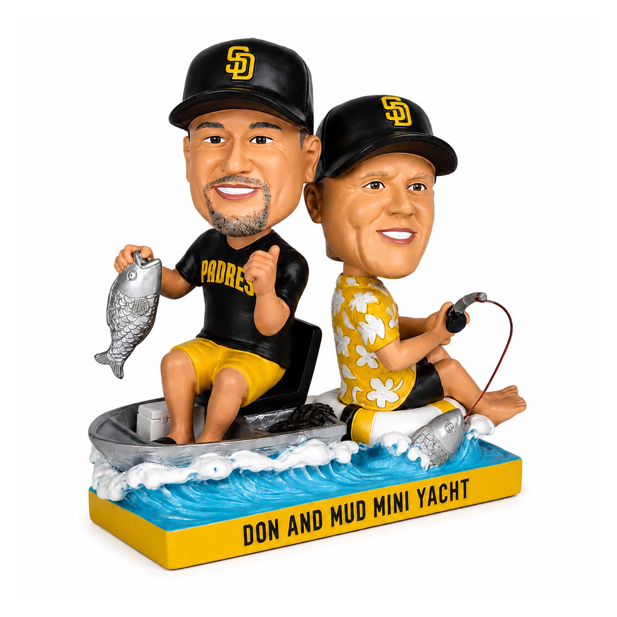 Padres 2026 Don and Mud Mini Yacht Night Bobblehead Giveaway 2 Padres 2026 Don and Mud Mini Yacht Night Bobblehead Giveaway (1)