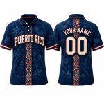 Personalized Puerto Rico Heritage Polo Shirt
