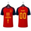 Personalized Spain FIFA World Cup 2026 Jersey (2)