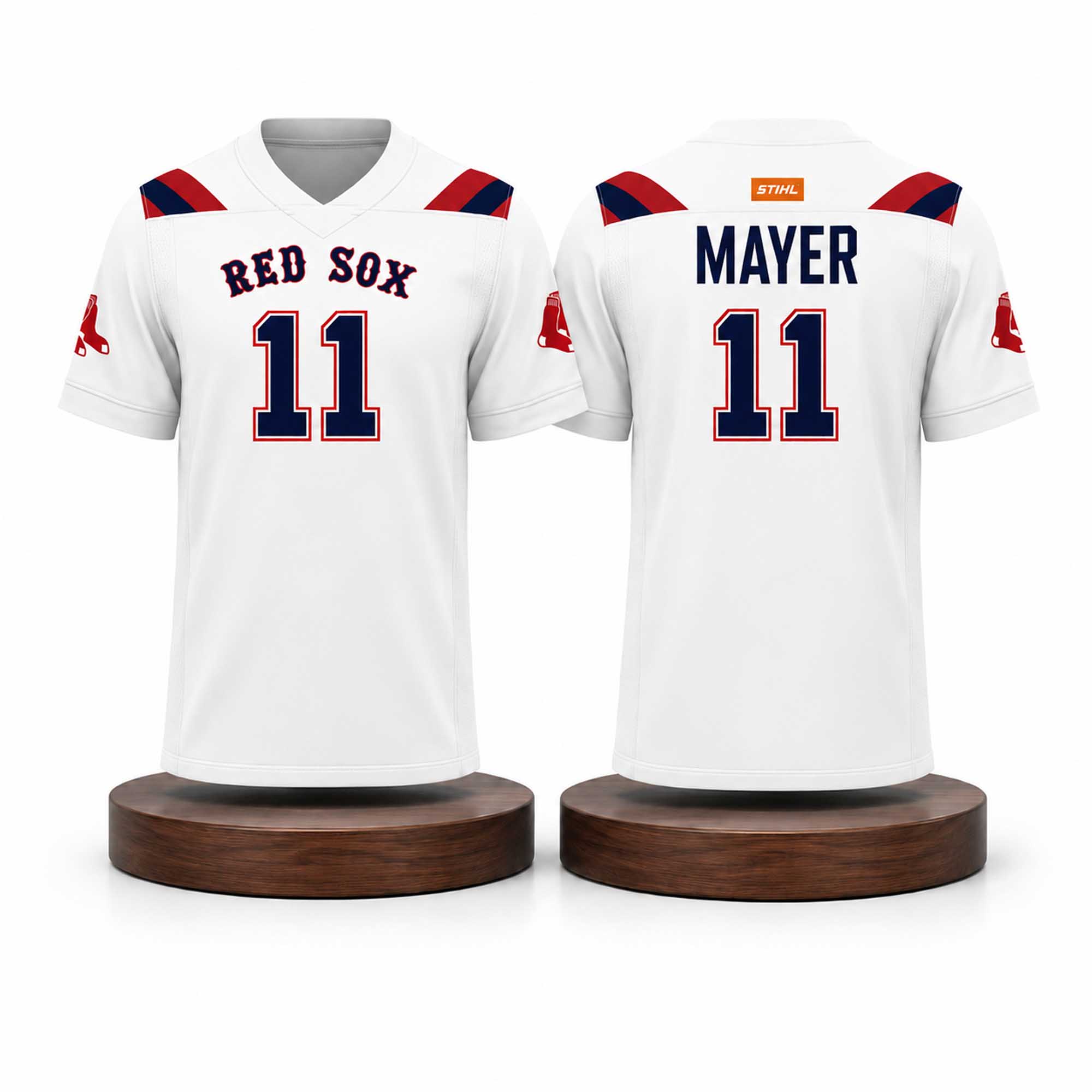 MARCELO MAYER RC レッドソックス 13/25 サイン Red Sox 2026 Marcelo Mayer Football Jersey Giveaway