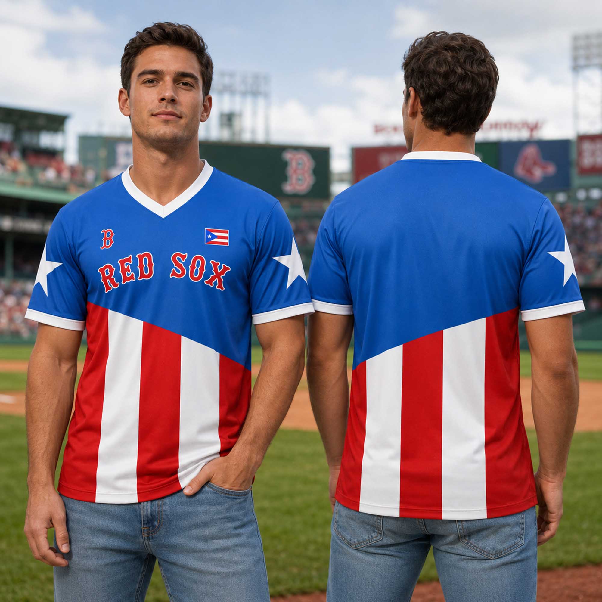Red Sox 2026 Puerto Rican Celebration Shirt (2) Red Sox 2026 Puerto Rican Celebration Shirt (2)