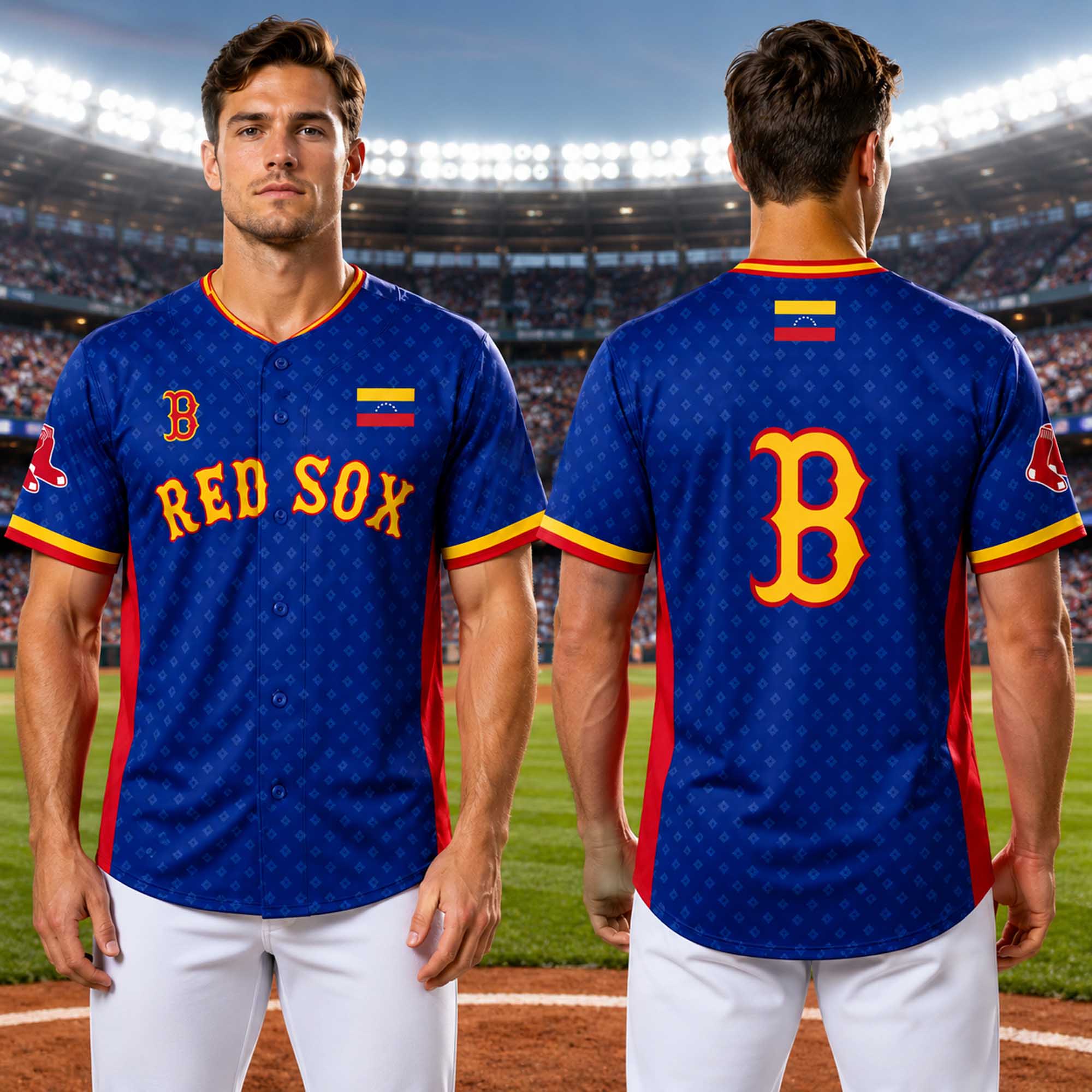 Red Sox 2026 Puerto Rico Heritage Baseball Jersey (1) Red Sox 2026 Puerto Rico Heritage Baseball Jersey (1)