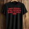 Ronald Reagan Is In Hell Waiting For Heaven To Trickle Down Shirt (1)