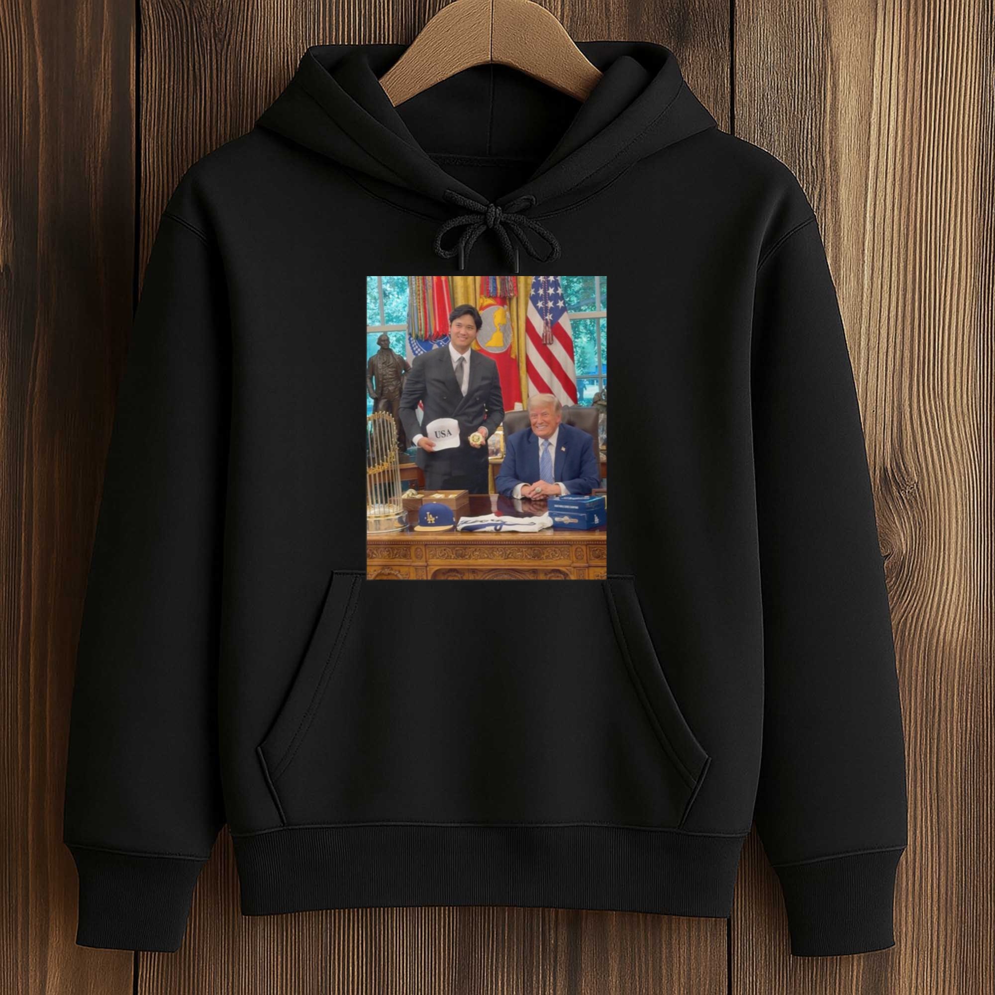 Shohei Ohtani x Trump at White House Shirt 4 Shohei Ohtani x Trump at White House Shirt (4)