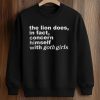 The Lion Does, In Fact, Concern Himself With Goth Girls Shirt (3)