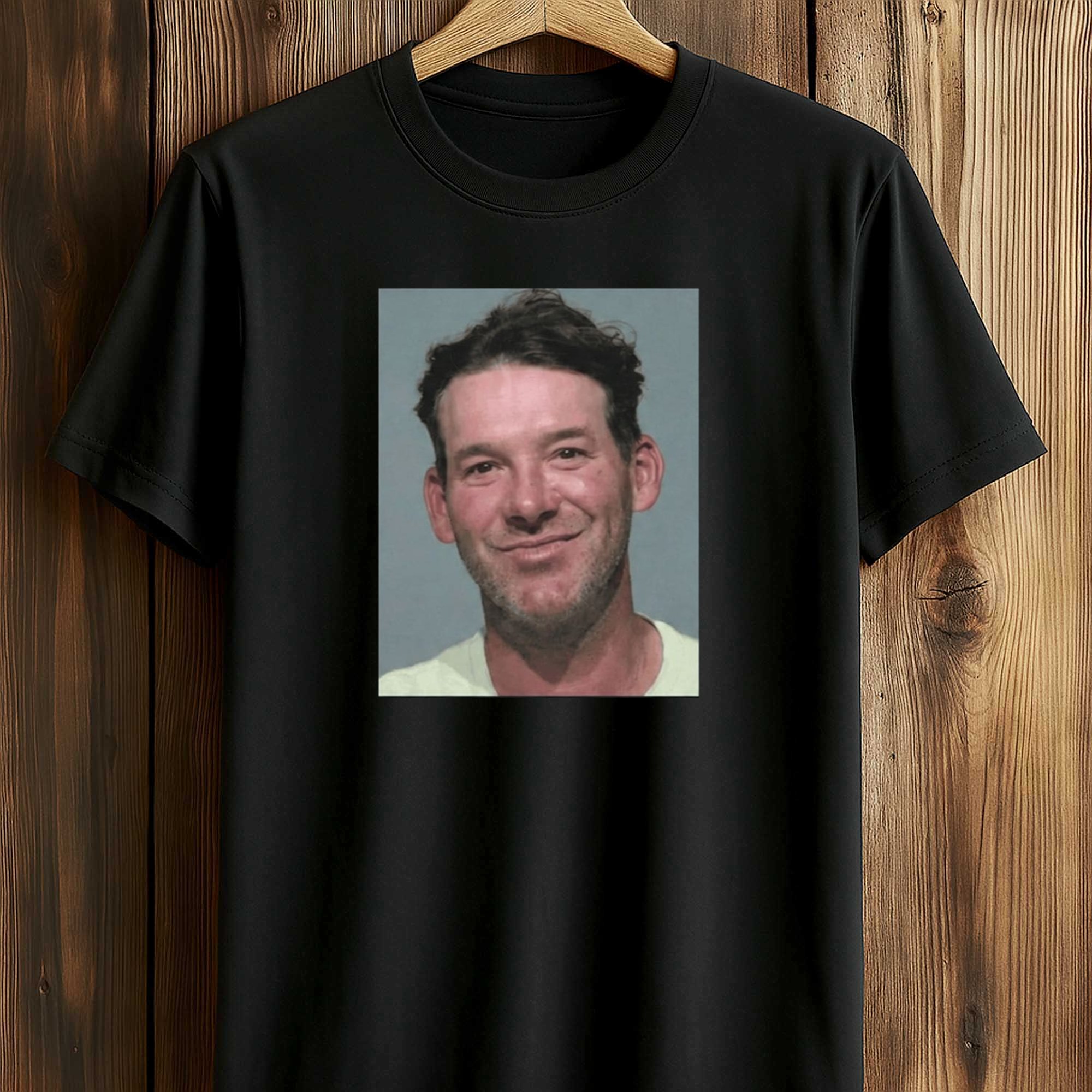 Tony Romo Mugshot Shirt (1) Tony Romo Mugshot Shirt (1)
