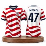 World Cup 2026 USA Soccer Impeach 47 Jersey