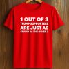 1 Out Of 3 Trump Supporters Are Just As Stupid As The Other 2 Shirt (1)