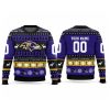 2025 Christmas Ravens Personalized Ugly Sweater (1)