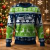 2025 Christmas Seahawks Festive Reindeer & Tree Ugly Sweater (2)