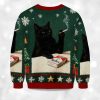 2025 Marlboro Smoking Cat Meme Christmas Ugly Sweater (1)