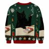 2025 Marlboro Smoking Cat Meme Christmas Ugly Sweater (2)