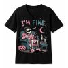 2026 Halloween I'm Fine Shirt (1)