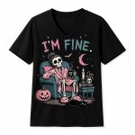 2026 Halloween I'm Fine Shirt
