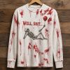 2026 Skeleton Well Shit Waffle Sweatshirt (2)